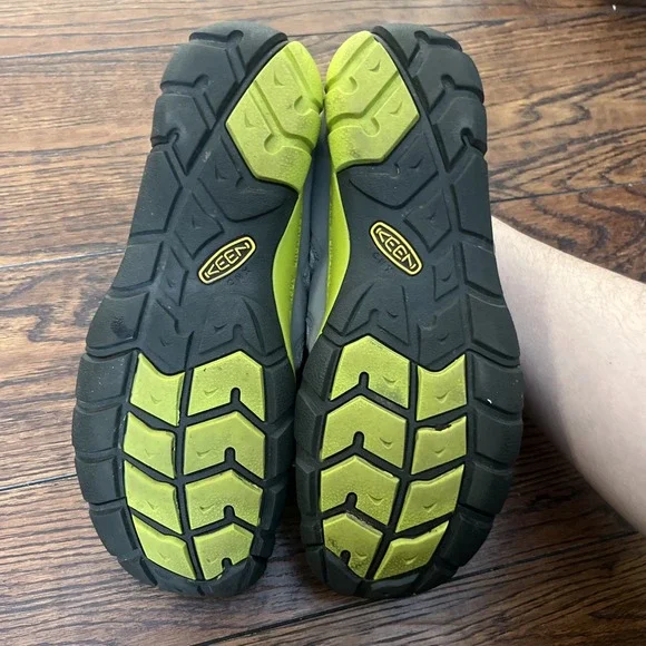 Keen Haven Womens Size 8.5 Gray And Green Hiking Trail Athletic Shoes - Picture 6 of 7